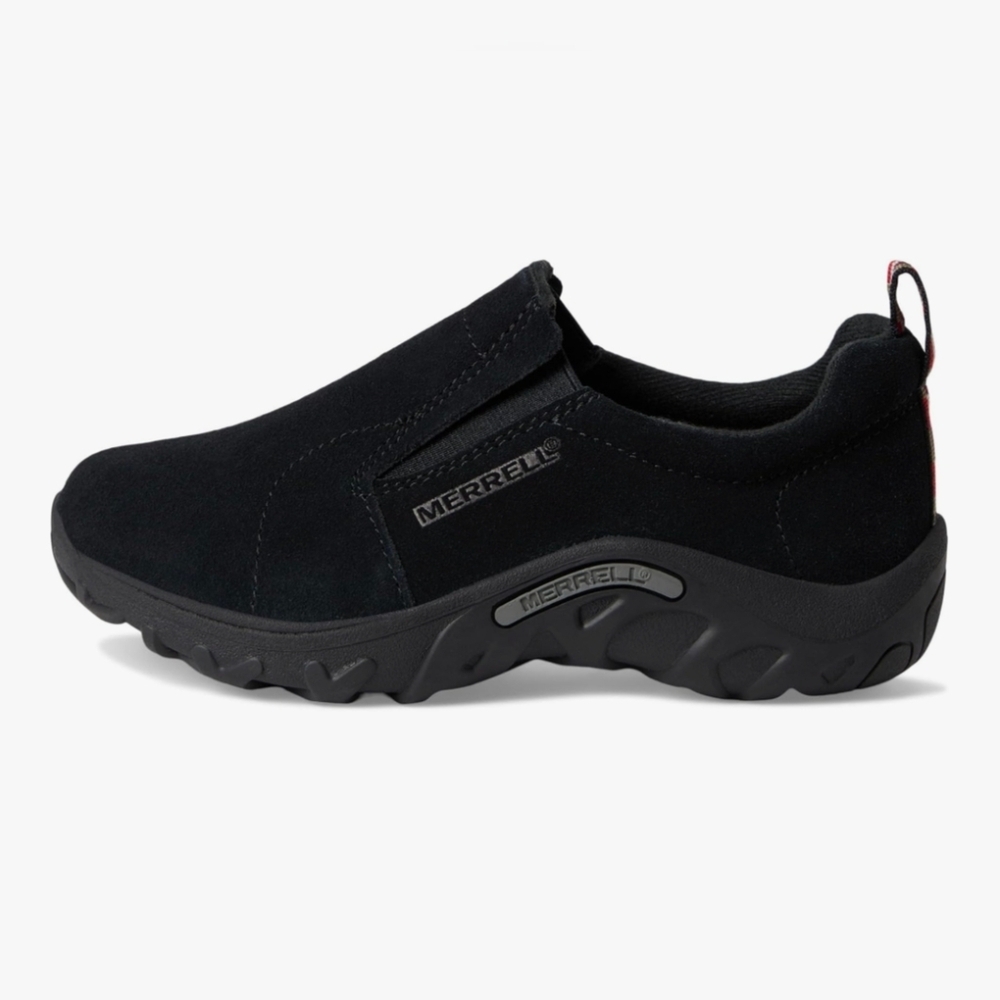 Big Kids' Merrell Jungle Moc Suede Black Size 5.5, NWOT